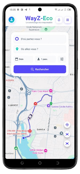Application mobile WayZ-Eco